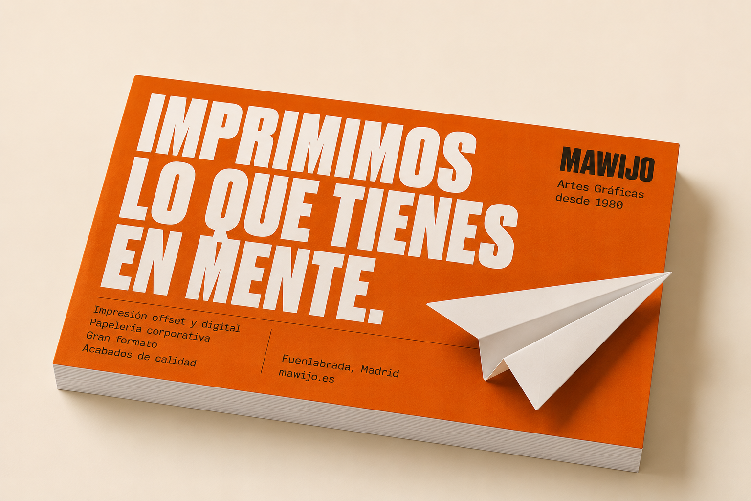 Flyers de mano A6 impresos por Mawijo para campañas y reparto