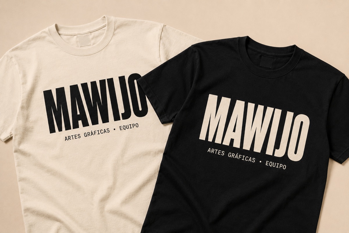 Camisetas de equipo con estampado DTF de Mawijo