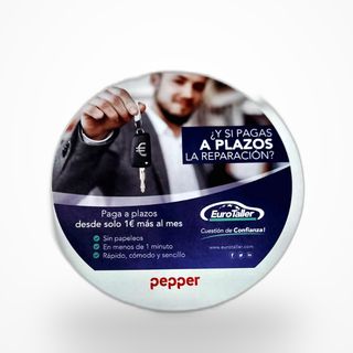 Adhesivo troquelado circular — EuroTaller · troquel a medida
