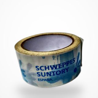 Cinta adhesiva impresa — Schweppes Suntory · sobre polipropileno